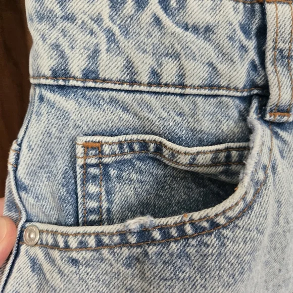 Zara Light Blue Denim Button Dawn Mini Dress Size SMALL - Picture 7 of 13